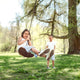 lillagunga - Lillagunga Outdoor Disco Walnut - Tellerschaukel aus Walnussholz - Height 2 2 8m - 6430064324233 - littlehipstar.com