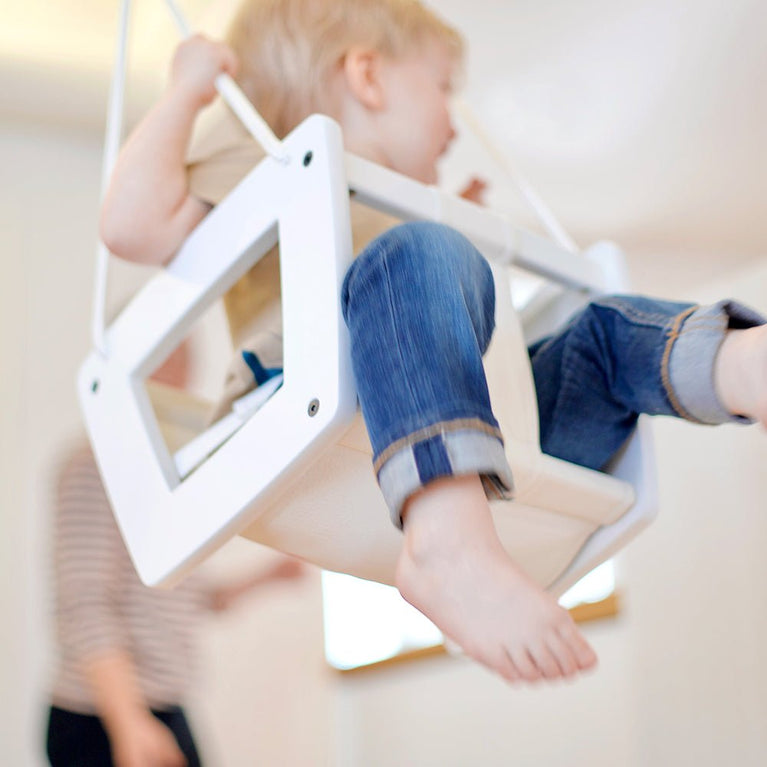 lillagunga - Lillagunga Toddler Oak - Babyschaukel aus Eichenholz - Schwarz - 6430064322253 - littlehipstar.com
