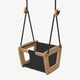 lillagunga - Lillagunga Toddler Oak - Babyschaukel aus Eichenholz - Schwarz - 6430064322253 - littlehipstar.com
