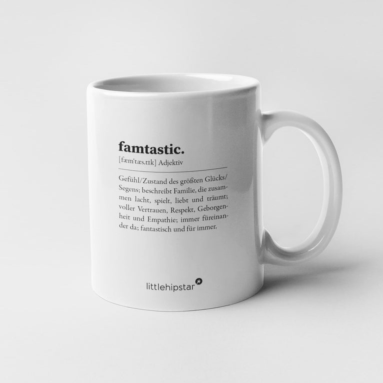Famtastic Tasse in Weiß