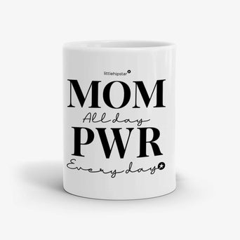 littlehipstar - MOM PWR Tasse in Weiß - 2611214115558 - littlehipstar.com