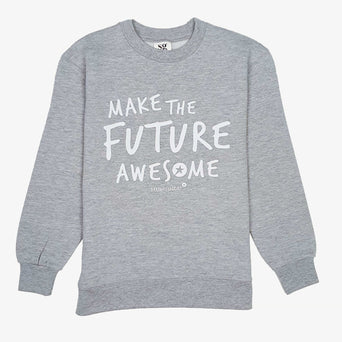 littlehipstar - Sweatshirt Future aus Baumwollmix in Grau - 3-4 Jahre - 4422204063401 - littlehipstar.com