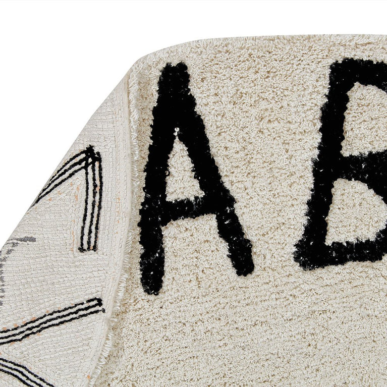 Lorena Canals - ABC Waschbarer Teppich in Natur - Beige - 8435392611244 - littlehipstar.com