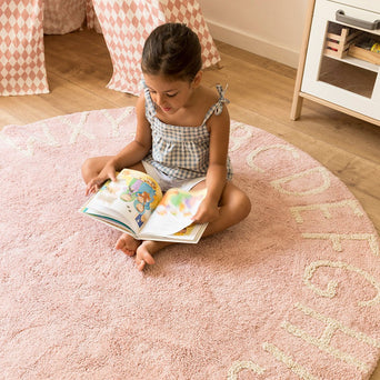 Lorena Canals - ABC Waschbarer Teppich in Rosa - Vintage Nude - 8435392611251 - littlehipstar.com