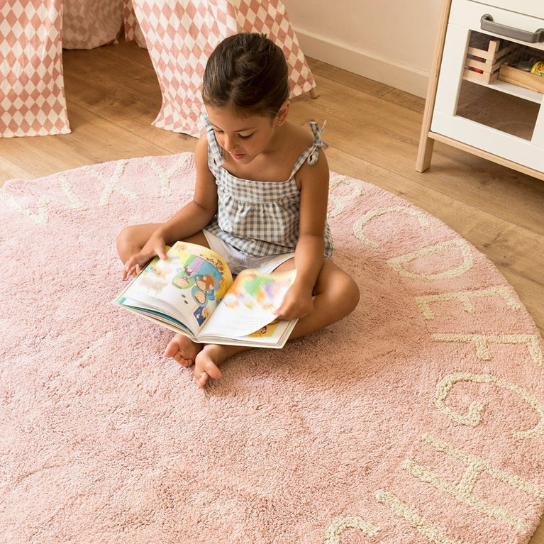 Lorena Canals - ABC Waschbarer Teppich in Rosa - Vintage Nude - 8435392611251 - littlehipstar.com