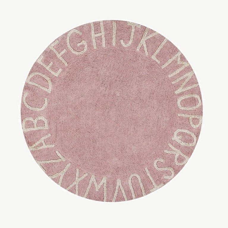 Lorena Canals - ABC Waschbarer Teppich in Rosa - Vintage Nude - 8435392611251 - littlehipstar.com