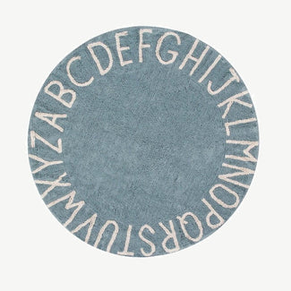 Lorena Canals - ABC Waschbarer Teppich in Vintage Blau - Vintage Blue - 8435392611268 - littlehipstar.com