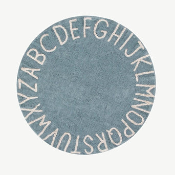 Lorena Canals - ABC Waschbarer Teppich in Vintage Blau - Vintage Blue - 8435392611268 - littlehipstar.com