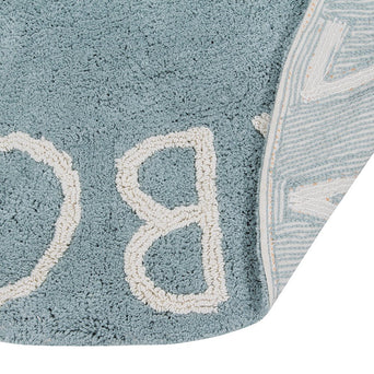 Lorena Canals - ABC Waschbarer Teppich in Vintage Blau - Vintage Blue - 8435392611268 - littlehipstar.com