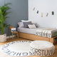 Lorena Canals - Baumwoll-Pouf ABC in Natur/ Schwarz - Ø 70 cm - 8435392619325 - littlehipstar.com