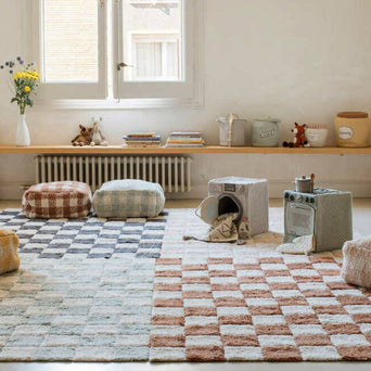 Lorena Canals - Little Chef Kitchen Tiles Waschbarer Baumwoll-Teppich - 120 x 160 cm - Dunkelgrau - 8435392625180 - littlehipstar.com