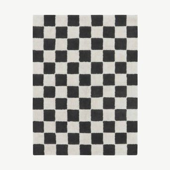 Lorena Canals - Little Chef Kitchen Tiles Waschbarer Baumwoll-Teppich - 120 x 160 cm - Dunkelgrau - 8435392625180 - littlehipstar.com
