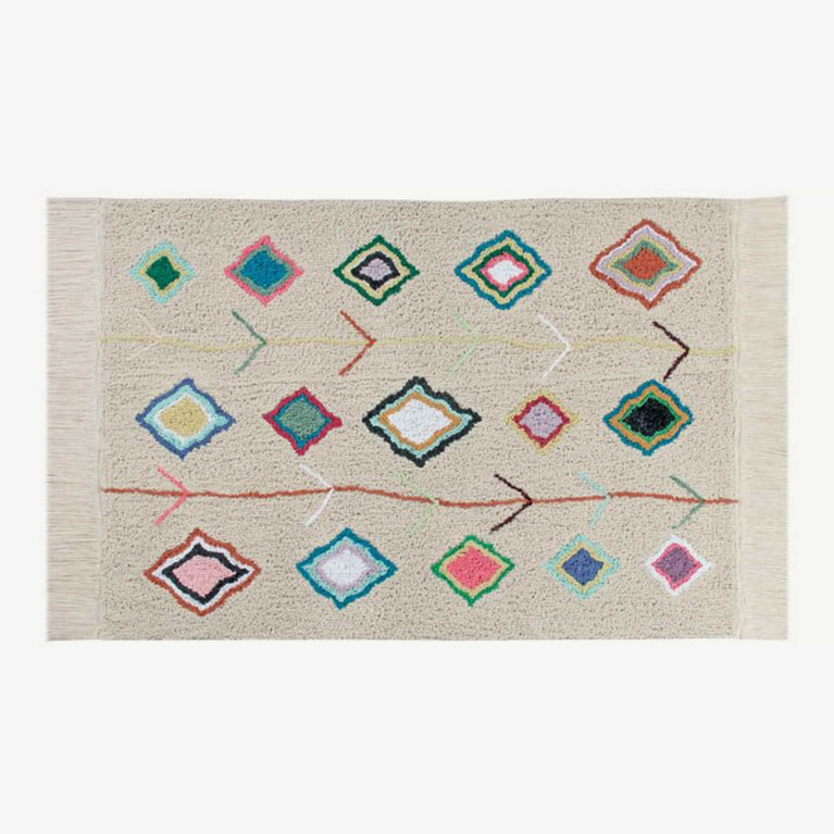 Lorena_Canals - Waschbarer Baumwoll-Teppich Kaarol in Bunt - 140x200 cm - 8435392611480 - littlehipstar.com