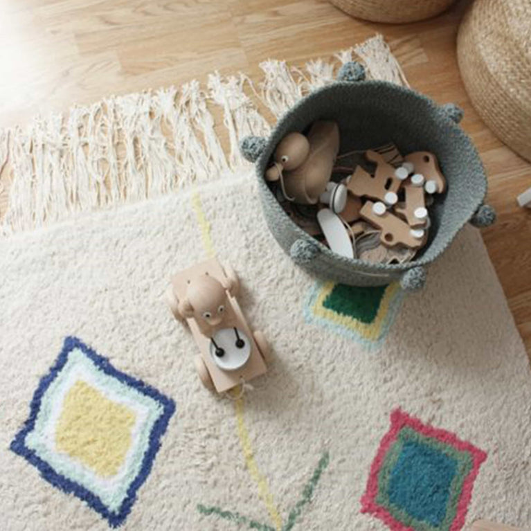 Lorena_Canals - Waschbarer Baumwoll-Teppich Kaarol in Bunt - 140x200 cm - 8435392611480 - littlehipstar.com