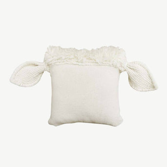 Lorena Canals - Woolable Gestricktes Baumwoll-Kissen Pink Nose Sheep - 8435392623759 - littlehipstar.com