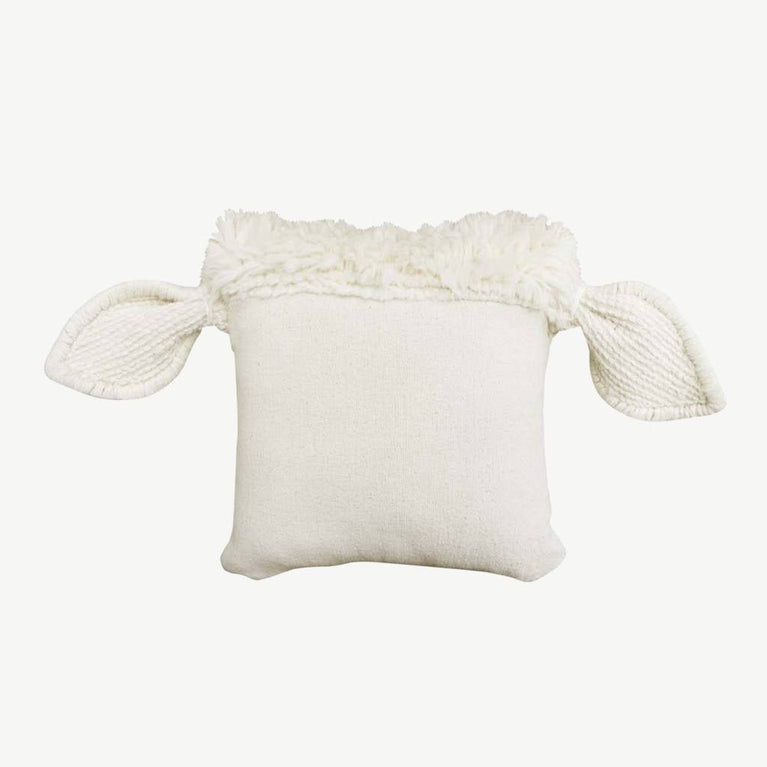 Lorena Canals - Woolable Gestricktes Baumwoll-Kissen Pink Nose Sheep - 8435392623759 - littlehipstar.com