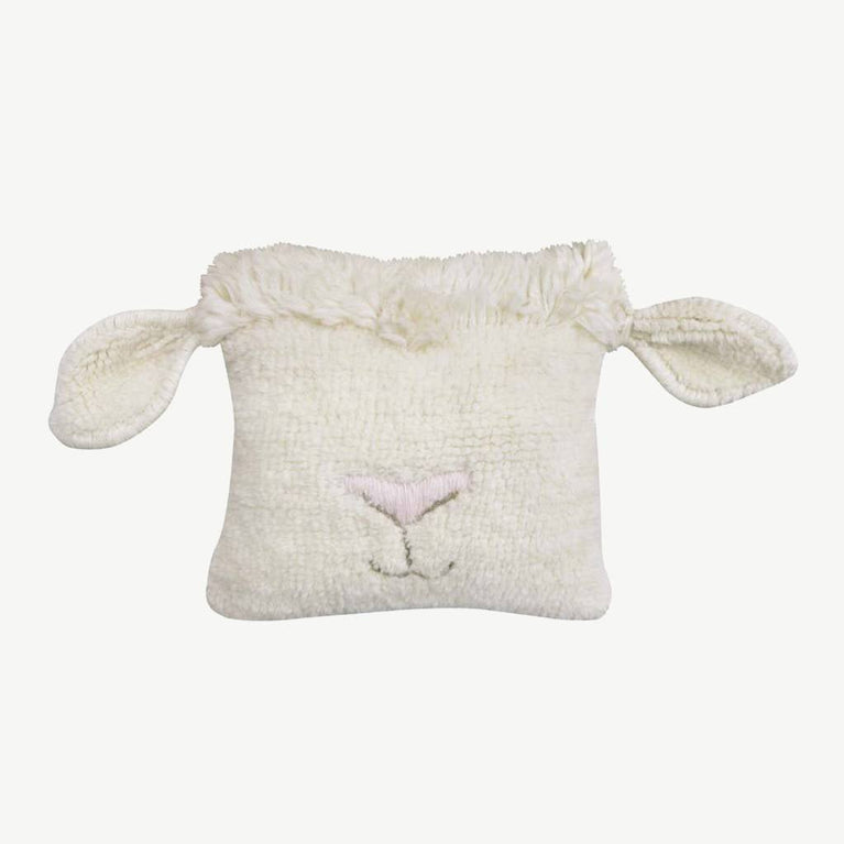 Lorena Canals - Woolable Gestricktes Baumwoll-Kissen Pink Nose Sheep - 8435392623759 - littlehipstar.com