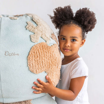 Lorena Canals - World Map Pouf aus Baumwolle - 8435392621076 - littlehipstar.com
