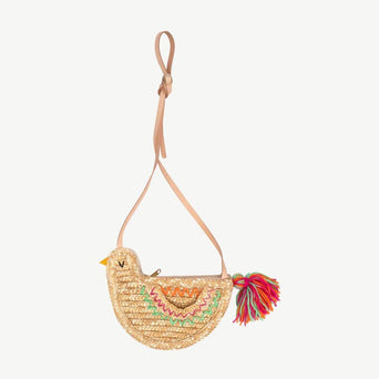 Meri_Meri - Vogel Umhängetasche aus Stroh - 636997268279 - littlehipstar.com
