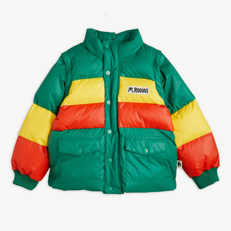Mini Rodini - 2in1 Winterjacke aus recyceltem Material in Grün - 3-5 Jahre (104/110) - 7332754612516 - littlehipstar.com