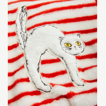 Mini Rodini - Angry Cat Plüschjacke aus recyceltem Material in Multi - 3-5 Jahre (104/110) - 7332754623277 - littlehipstar.com