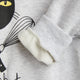 Chef Cat Sweatshirt aus Bio-Baumwolle in Grau Melange