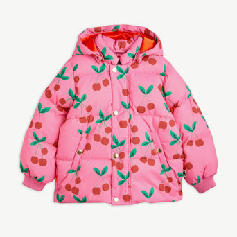 Mini Rodini - Cherries Winterjacke aus recyceltem Material in Pink - 3-5 Jahre (104/110) - 7332754619751 - littlehipstar.com