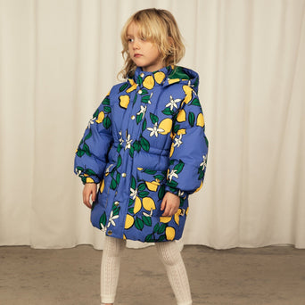 Mini Rodini - Lemons Winterjacke aus recyceltem Material in Blau - 3-5 Jahre (104/110) - 7332754619478 - littlehipstar.com