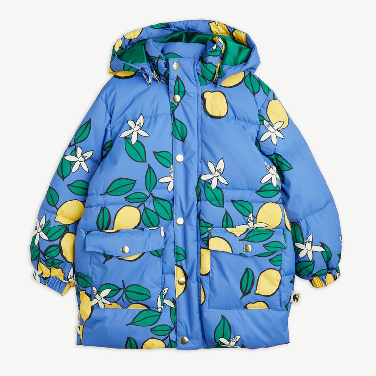 Mini Rodini - Lemons Winterjacke aus recyceltem Material in Blau - 3-5 Jahre (104/110) - 7332754619478 - littlehipstar.com