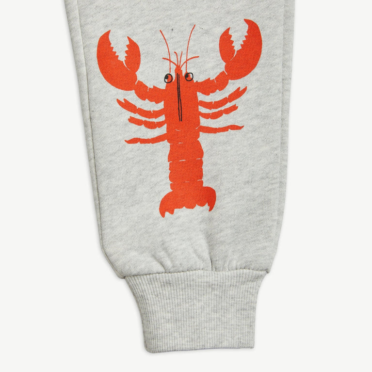 Mini Rodini - Lobster Jogginghose aus Bio-Baumwolle in Grau Melange - 3-5 Jahre (104/110) - 7332754616316 - littlehipstar.com