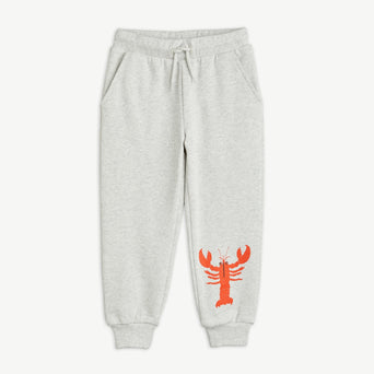 Mini Rodini - Lobster Jogginghose aus Bio-Baumwolle in Grau Melange - 3-5 Jahre (104/110) - 7332754616316 - littlehipstar.com