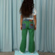 Mini Rodini - Mini Rodini x Wrangler Flared Denim Jeans in Grün - 3-5 Jahre (104/110) - 7332754610307 - littlehipstar.com