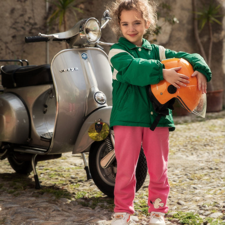 Mini Rodini - Mini Rodini x Wrangler Peace Dove Jogginghose in Pink - 3-5 Jahre (104/110) - 7332754610635 - littlehipstar.com