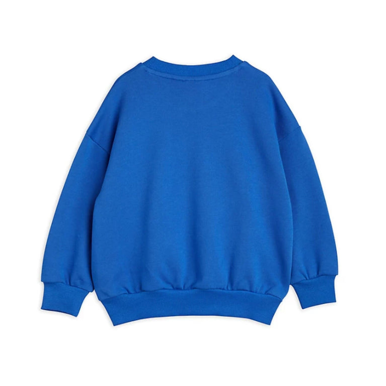 Mini Rodini - Mini Rodini x Wrangler Peace Dove Sweatshirt in Blau - 3-5 Jahre (104/110) - 7332754609745 - littlehipstar.com