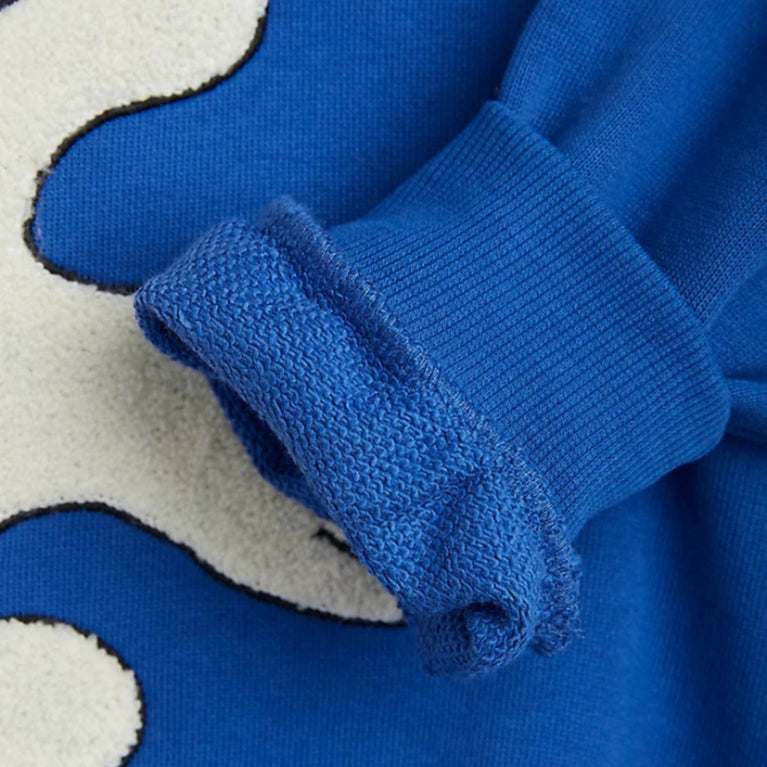 Mini Rodini - Mini Rodini x Wrangler Peace Dove Sweatshirt in Blau - 3-5 Jahre (104/110) - 7332754609745 - littlehipstar.com