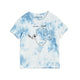 Mini Rodini - Mini Rodini x Wrangler Peace Dove Tie Dye Batik T-Shirt in Blau - 3-5 Jahre (104/110) - 7332754609882 - littlehipstar.com
