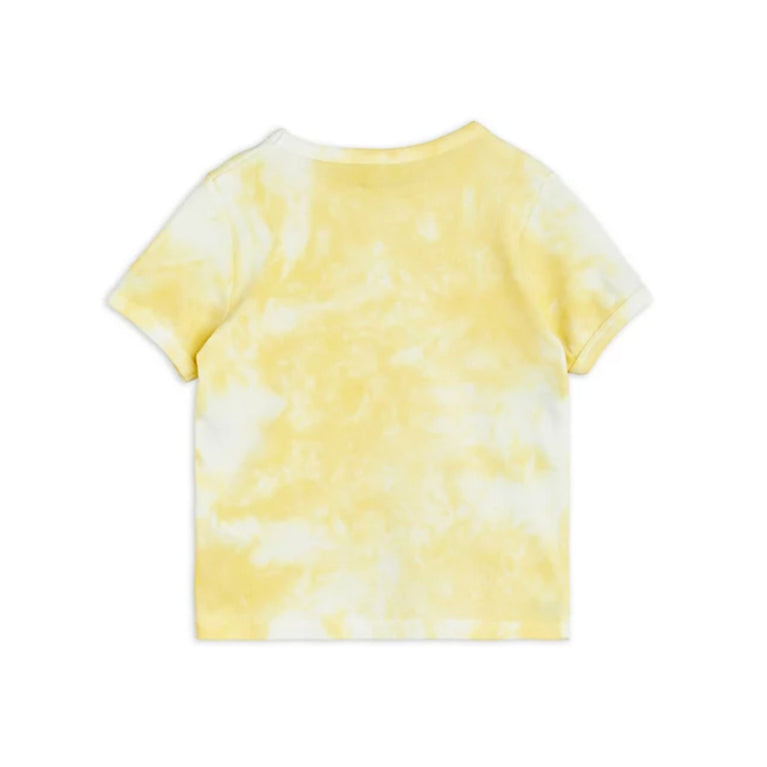 Mini Rodini - Mini Rodini x Wrangler Peace Dove Tie Dye Batik T-Shirt in Gelb - 3-5 Jahre (104/110) - 7332754609813 - littlehipstar.com
