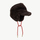 Mini Rodini - Mütze aus Plüsch - Dunkelbraun - 7332754446548 - littlehipstar.com