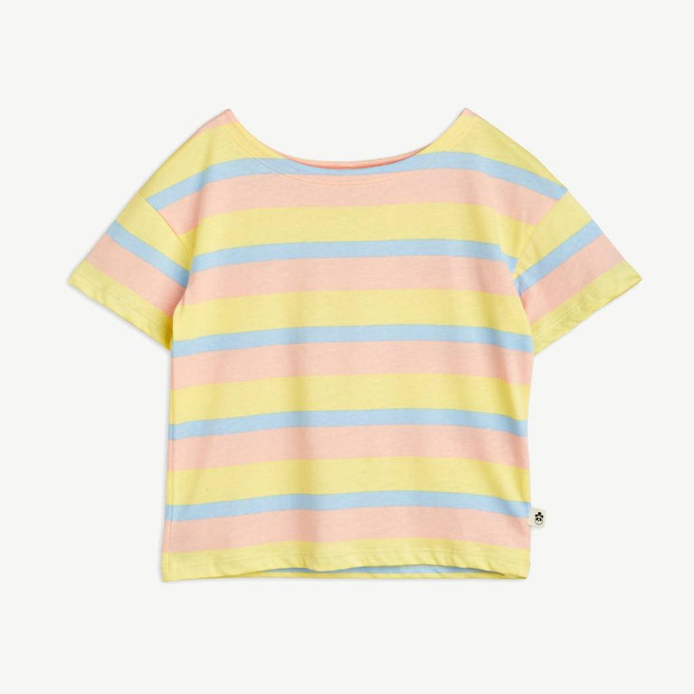 Mini Rodini - Pastel Stripe T-Shirt aus Bio-Baumwolle in Bunt - 1.5-3 Jahre (92/98) - 7332754600308 - littlehipstar.com