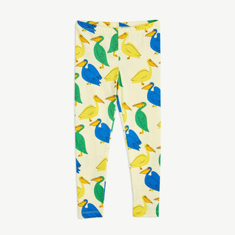 Mini Rodini - Pelican Leggings aus Bio-Baumwolle in Gelb - 1.5-3 Jahre (92/98) - 7332754603521 - littlehipstar.com