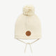 Mini Rodini - Penguin Bommelmütze aus Bio-Baumwolle in Offwhite - Offwhite - 7332754446647 - littlehipstar.com