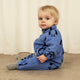 Mini Rodini - Penguin Fleecehose aus recyceltem Material in Blau - 3-5 Jahre (104/110) - 7332754608403 - littlehipstar.com