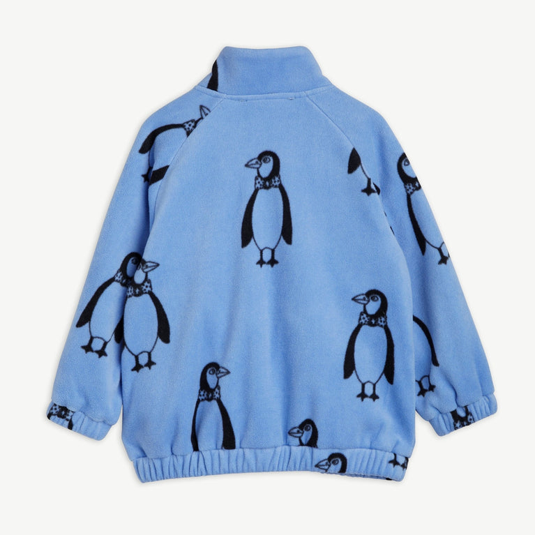 Mini Rodini - Penguin Fleecejacke aus recyceltem Material in Blau - 3-5 Jahre (104/110) - 7332754608328 - littlehipstar.com