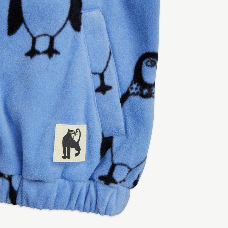 Mini Rodini - Penguin Fleecejacke aus recyceltem Material in Blau - 3-5 Jahre (104/110) - 7332754608328 - littlehipstar.com