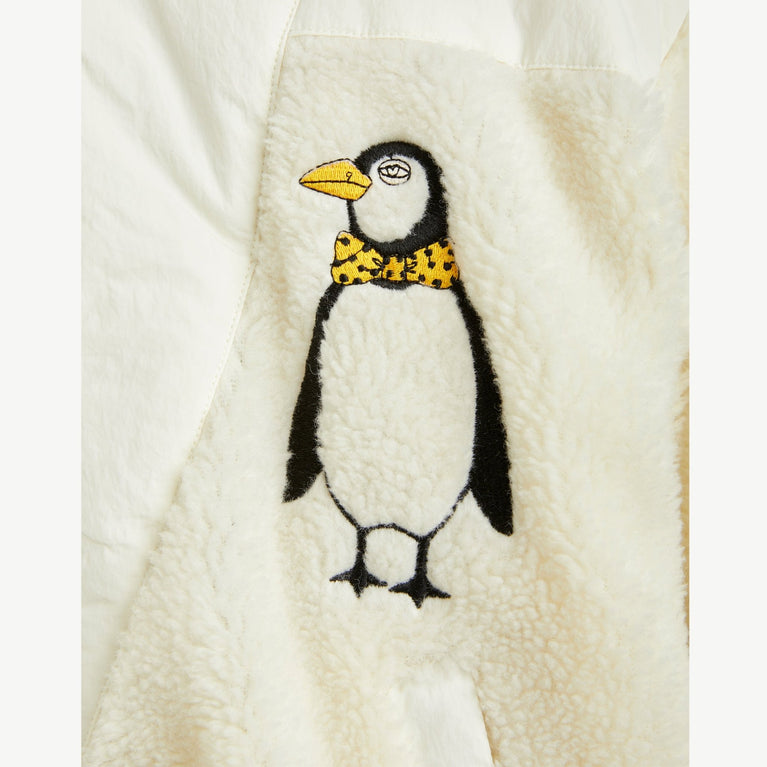 Mini Rodini - Penguin Fleecejacke aus recyceltem Material in Weiß - 3-5 Jahre (104/110) - 7332754608960 - littlehipstar.com