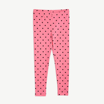 Mini Rodini - Polka Dot Leggings aus Bio-Baumwolle in Pink - 9 Monate - 1.5 Jahre (80/86) - 7332754586459 - littlehipstar.com