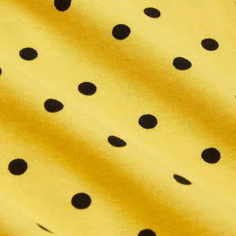 Mini Rodini - Polka Dot Shorts Radlerhose aus Bio-Baumwolle in Gelb - 9 Monate - 1.5 Jahre (80/86) - 7332754587265 - littlehipstar.com