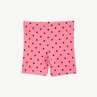 Mini Rodini - Polka Dot Shorts Radlerhose aus Bio-Baumwolle in Pink - 9 Monate - 1.5 Jahre (80/86) - 7332754587333 - littlehipstar.com