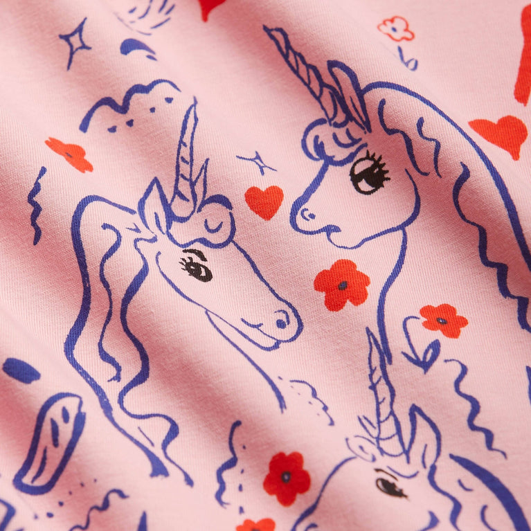 Mini Rodini - Scottish Unicorns Shirt aus Bio-Baumwolle in Pink - 3-5 Jahre (104/110) - 7332754574029 - littlehipstar.com