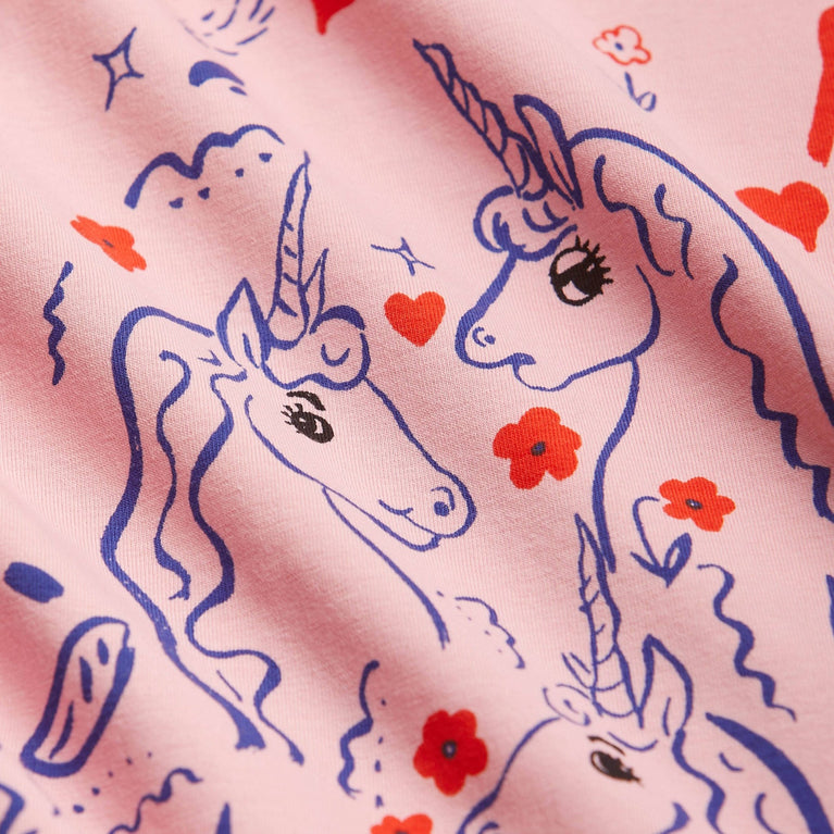 Mini Rodini - Scottish Unicorns Shirt aus Bio-Baumwolle in Pink - 9 Monate - 1.5 Jahre (80/86) - 7332754574067 - littlehipstar.com